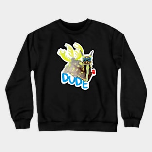 Black & Green Nudibranch Dude Crewneck Sweatshirt